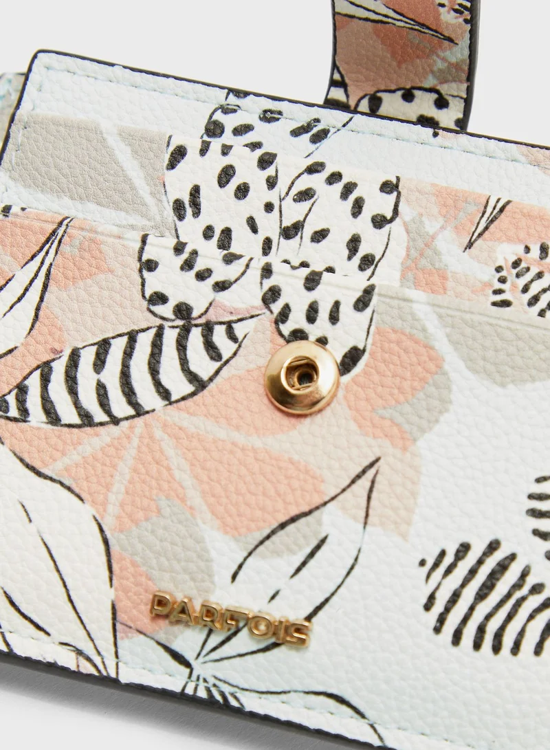 PARFOIS Floral Print Card Holder