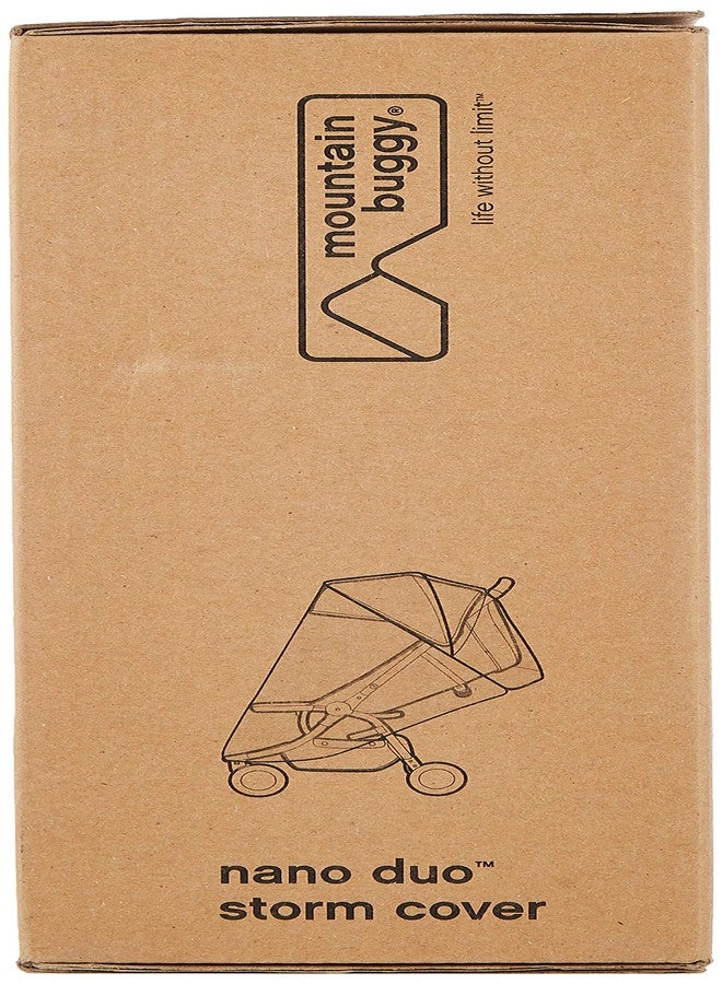 Mountain Buggy غطاء عاصفة ماونتن باجي نانو ديو، شفاف - Image 3
