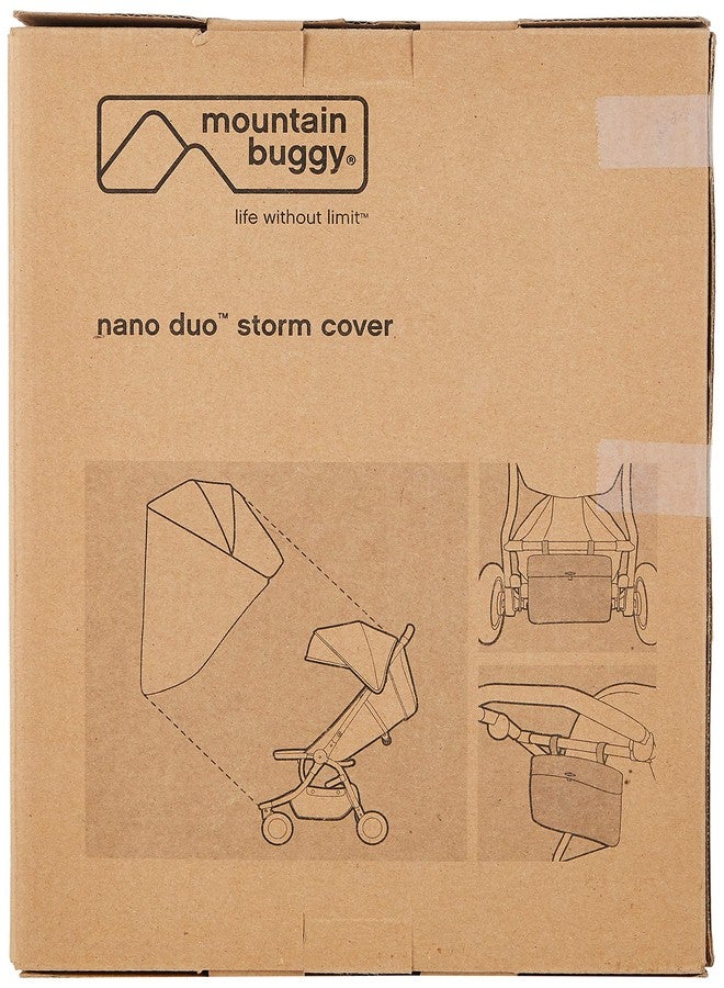 Mountain Buggy غطاء عاصفة ماونتن باجي نانو ديو، شفاف - Image 2