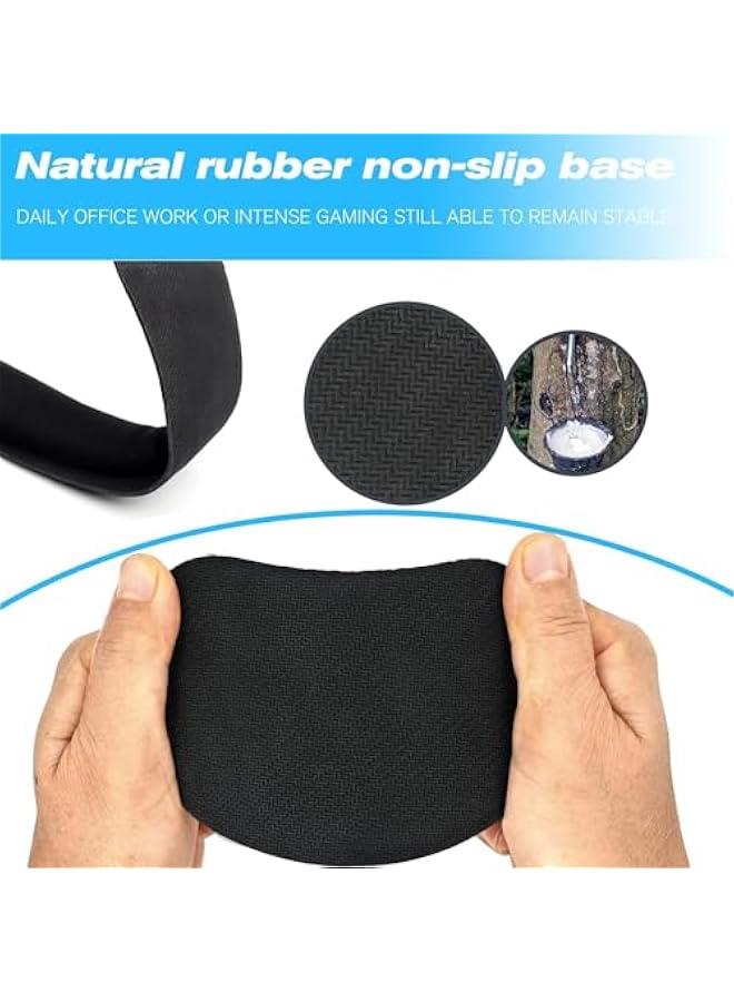 HOOKOR Keyboard Wrist Rest - 17 Wrist Rest for Computer Keyboard with Memory Foam, Ergonomic Design Wrist Rest Set for Easy Typing, Wrist Pain Relief, Anti-Skid Wrist Rest - Image 3