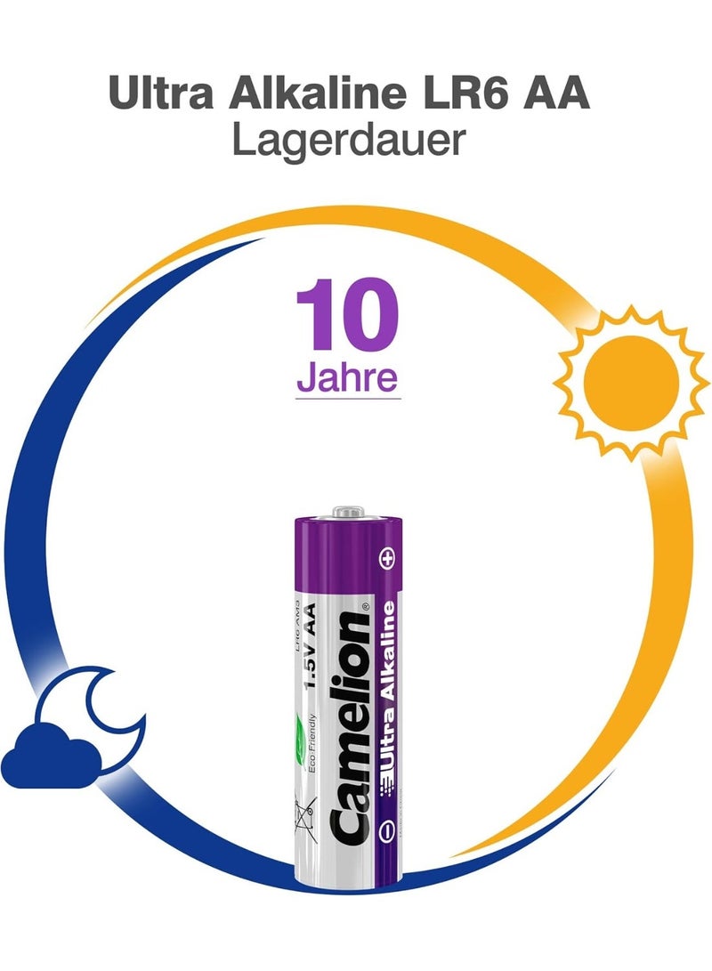 Camelion Ultra Alkaline Batteries LR6 AA Mignon – Powerful, versatile, long-lasting - 4+2 Free Pack - Image 5