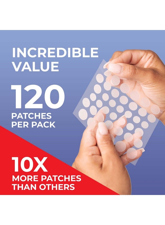 KEYCONCEPTS PatchRx Salicylic Pimple Patches (120 Pack), Salicylic Acid Acne Patches with Tea Tree Oil - Zit Patch and Pimple Stickers for Face for Skin Care - Salicylic Acid Acne Dots (Packaging May Vary) - Image 3