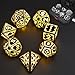 EXCECAR Rechargable DND Dice Set Light Up Dice 7PCS Glowing LED Dice Electronic Dices DD Polyhedral Dice Set for RPG Role Playing Table Game - Image 2