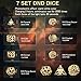 EXCECAR Rechargable DND Dice Set Light Up Dice 7PCS Glowing LED Dice Electronic Dices DD Polyhedral Dice Set for RPG Role Playing Table Game - Image 4