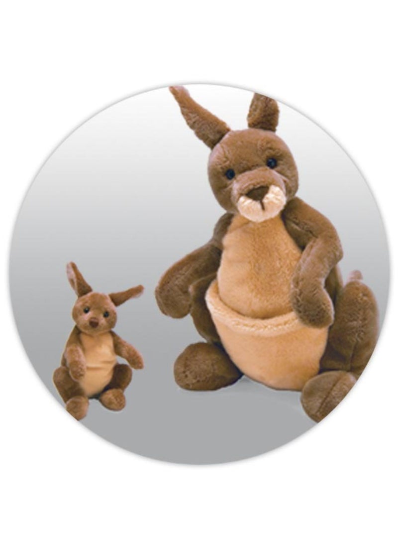 GUND GUND Jirra Kangaroo with Removable Joey Plush, Stuffed Animal for Ages 1 and Up, Brown, 10”  - Image 2