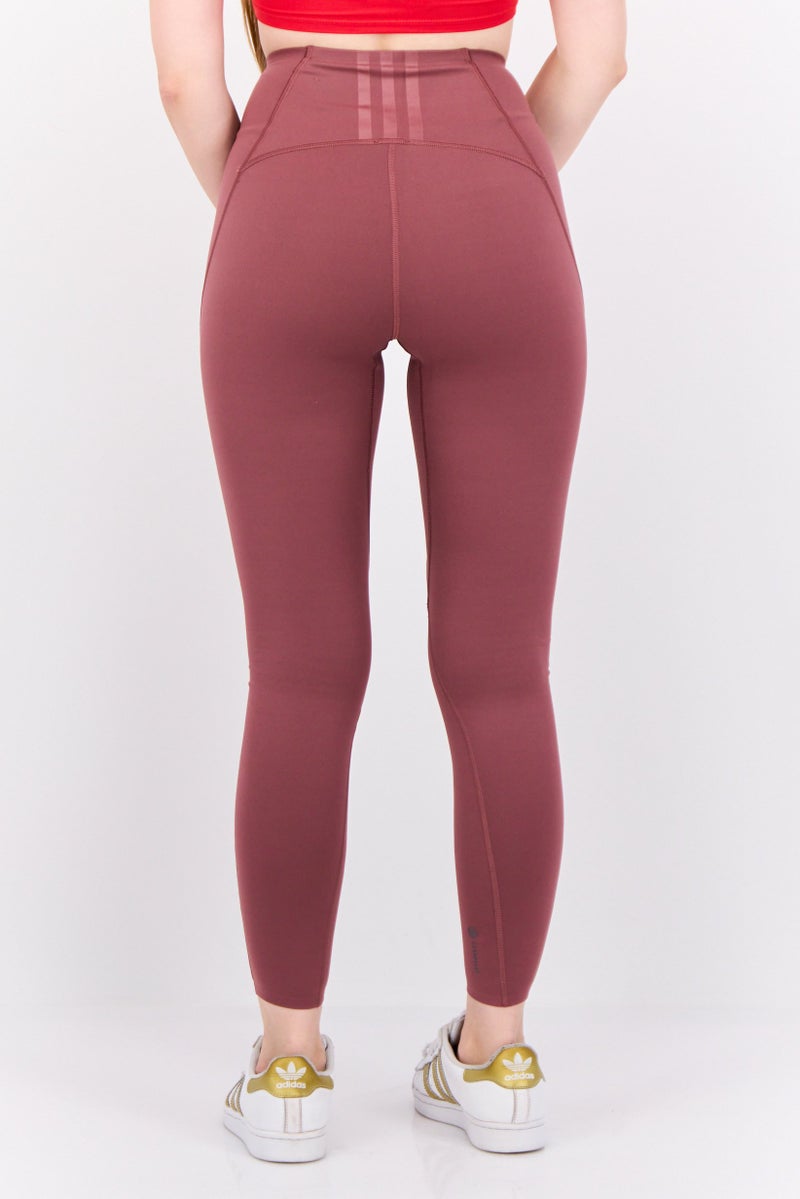Adidas Adidas x Parley Women Tight Fit Brand Logo Training Leggings, Mauve - Image 3