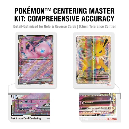 Flinduy Anime Collectible Cards Grading Tool with Cleaning Kit, PSA Standard Size Centering System for Standard Trading Cards, Precision Centering Grading Tools Set​ - Image 4