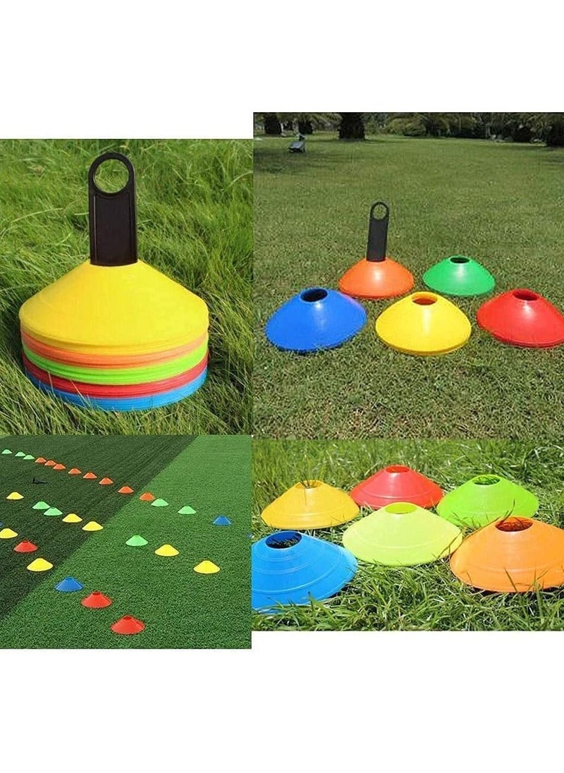 ULTIMAX - Agility Training Sports Cones, Soccer Cones with Holder for Soccer Training-50Pcs - Image 1