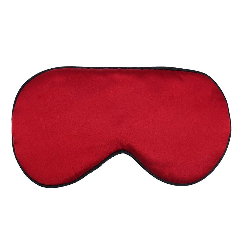 woobles Eye Cover, Natural Silk Sleeping Eye Mask Men Women Breathable Nap Sleep Shade Mask Eye Covering for Travel, Nap, Yoga(02) - Image 1