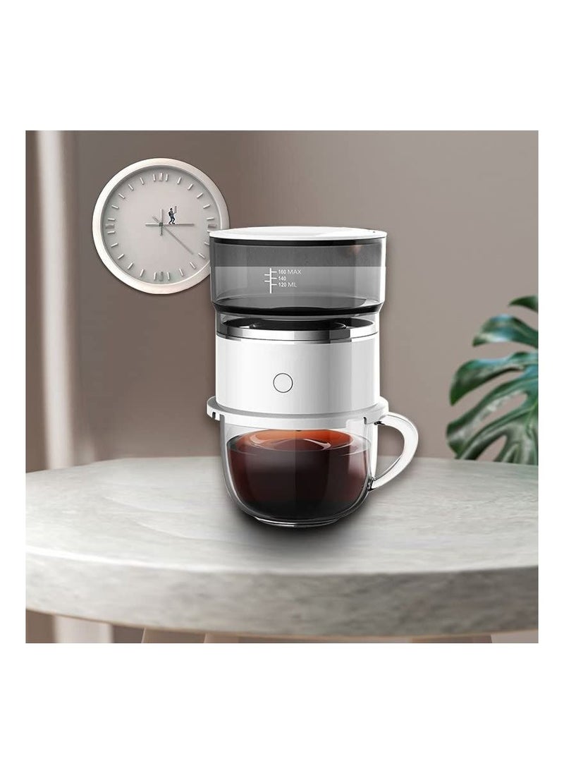 SYOSI Coffee Maker, Portable Coffee Maker, One-Touch Pour Over Drip Coffee Maker, with Stainless Steel Filter, Reusable Filter, for Travel, Camping, Office, Home  - Image 3