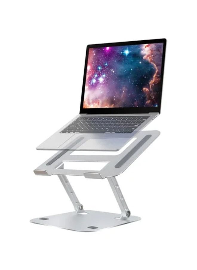 SHOPI - Laptop Stands,Multi-Angle Adjustable Laptop Holder Stand for Desk,Aluminum Ergonomic with Heat-Vent Portable Laptop Riser Holder Stand - Image 1