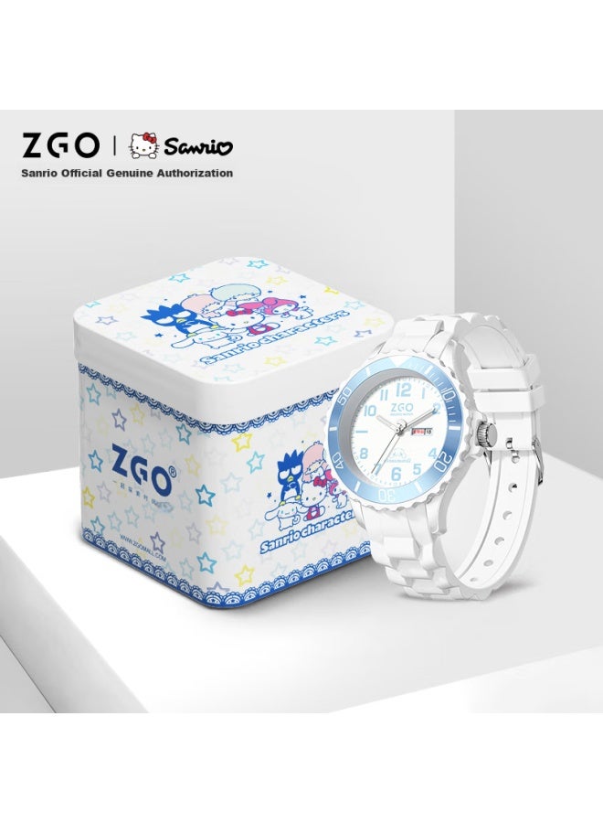 ZGO ساعة زغو سانريو للأطفال للفتيات، ساعة إلكترونية مقاومة للماء لطلاب المدارس المتوسطة والابتدائية، هدية عيد ميلاد للفتيات، 5341 سينامورول - Image 5