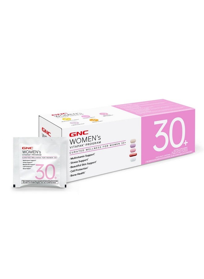 GNC برنامج فيتاباك للنساء 30+ من جي إن سي | متعدد الفيتامينات والمعادن اليومية | يدعم صحة العظام والبشرة وتخفيف التوتر | 30 حصة - Image 1
