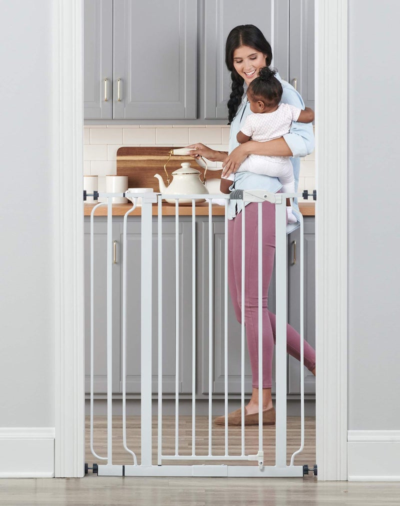 Regalo Safety Extra Tall Baby Gate for Doorways & Bottom of Stairs, Pressure Mount Safety Gate for Babies, Toddlers & Pets, Tested & Safe for 30 Years, American Designed, Family Owned - Image 2
