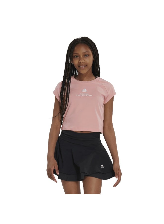 adidas Originals Jg Jam T Pink Training T-Shirts 7-8Y - Image 3