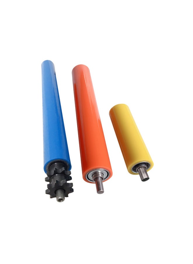 Polyurethane Rubber Roller Rubber Coated Roller Wheel Conveyor Belt Roller Assembly Line Rubber Roller Unpowered Roller Idler-Specifications:Non-standard Roller  - Image 4