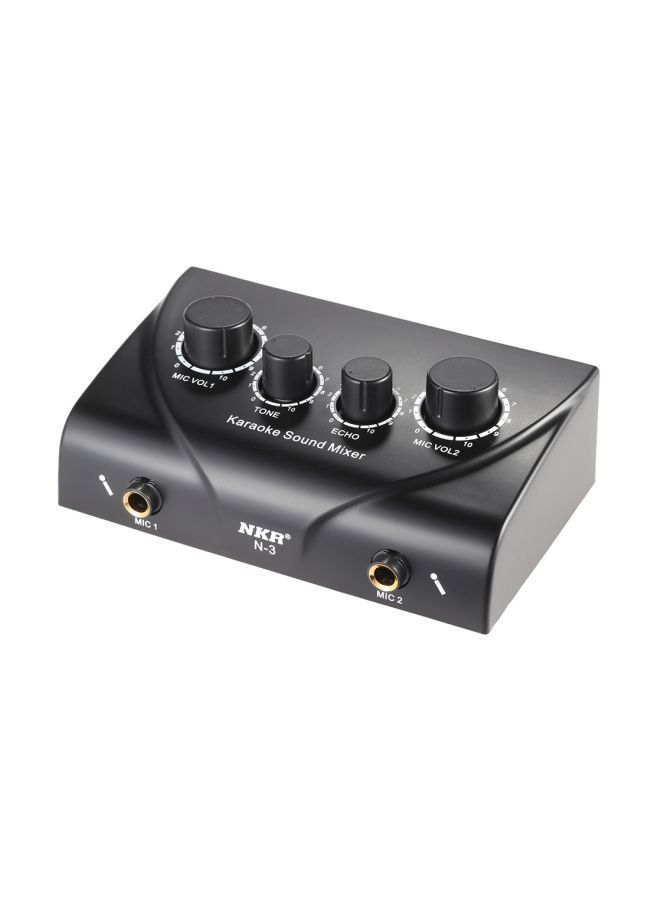 NIBEMINENT Karaoke Sound Mixer I1787B-A Black - Image 1