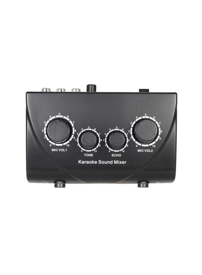 NIBEMINENT Karaoke Sound Mixer I1787B-A Black - Image 5