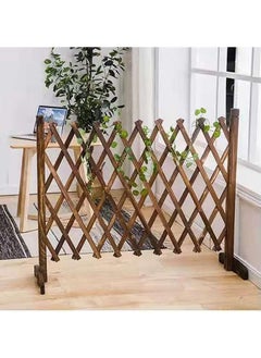 Hometaste Versatile Expandable Wooden Garden Fence Enhancing Decor, Ensuring Pet Safety, And Elevating Garden Aesthetics (Brown 70Cm) - pzsku/Z977B5BBBEFEDF5E0D48FZ/45/_/1726723322/9e19e807-f2c8-4016-843a-00f4ed7e38f1