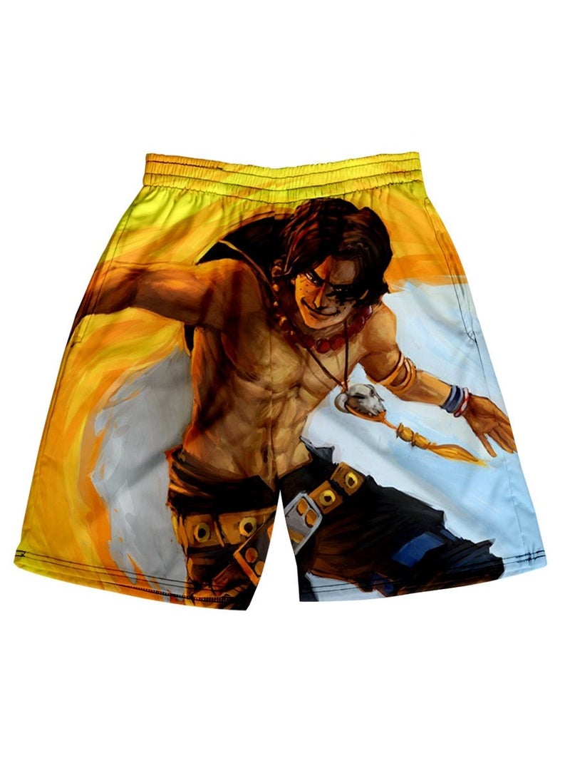 KUYING Summer One Piece Loose Home Five Guarter Shorts  - Image 1