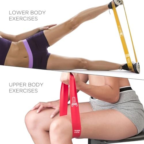 A-Tape Resistance Loop Bands Set for Men & Women | Premium Natural Rubber Heavy Duty Workout Bands for Legs, Glutes, Squats, Stretching, Fitness & Physiotherapy (Black) (Pack-1) - Image 3