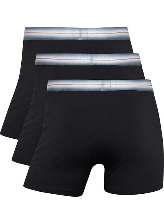 CR7 Men's Cotton Trunks – 3-Pack Comfortable Stretch Boxer Briefs by Cristiano Ronaldo – Soft Breathable Underwear Basics - Image 5