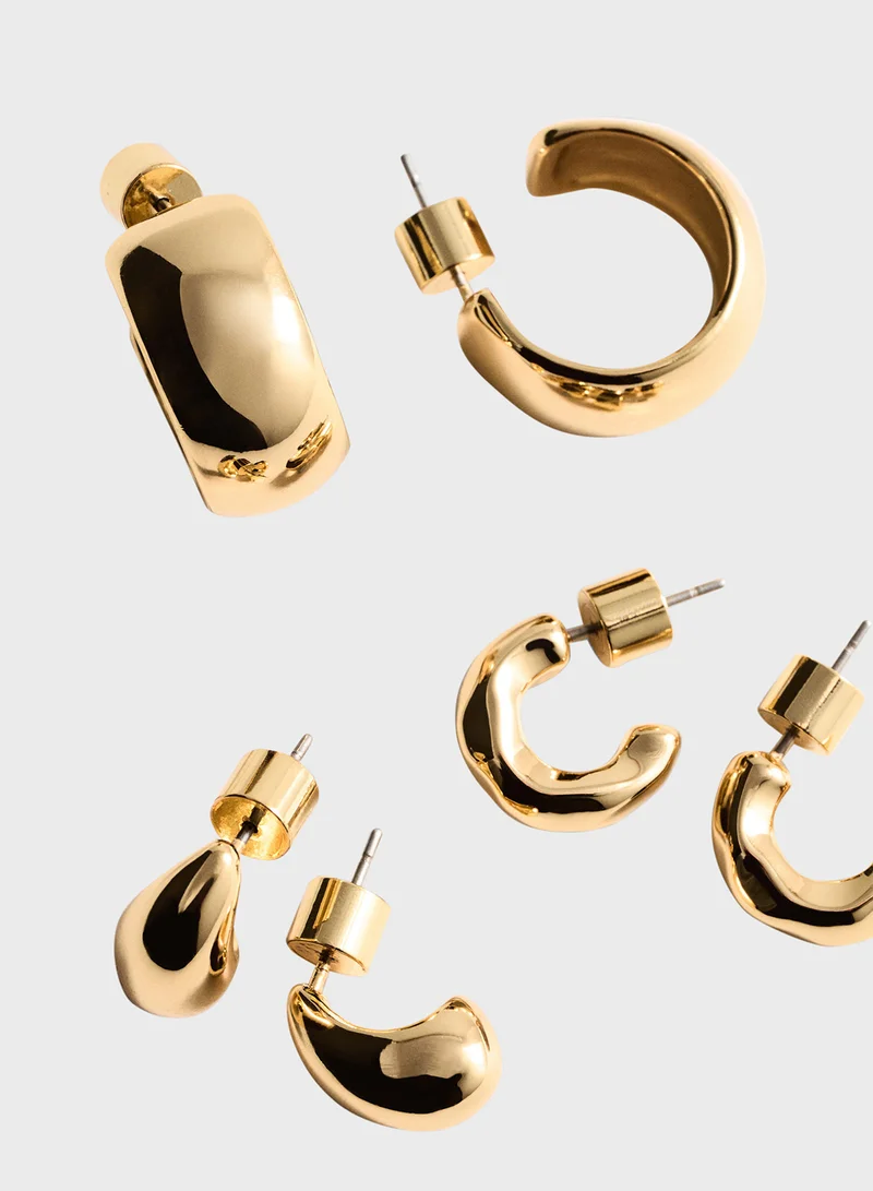 مانجو Set Of Hoop Earrings
