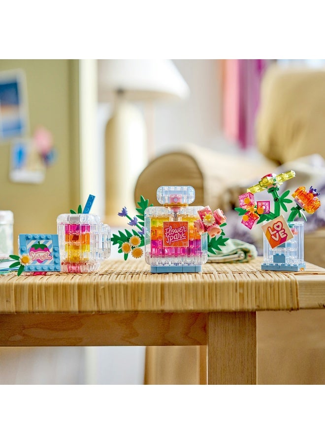 LEGO Creator 3 in 1 Floral Decor Perfume Bottle 31383 Building Toy Set (839 Pieces) - Image 5