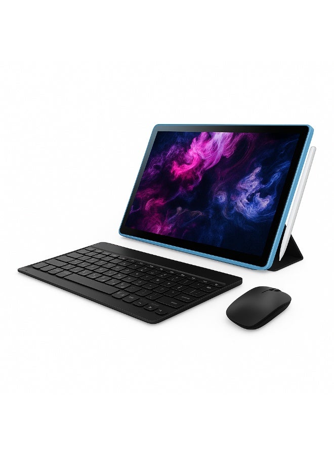 تاب 14 برو - 12 جيجابايت رام / 512 جيجابايت روم | أندرويد™ 15 | شاشة 11.0 بوصة INCELL HD | بطارية 8000 مللي أمبير | 5G + واي فاي | ثماني النواة 2.0 جيجاهرتز | كاميرا مزدوجة (13 ميجابكسل + 8 ميجابكسل) | لوحة مفاتيح، ماوس، قلم متضمن - أزرق