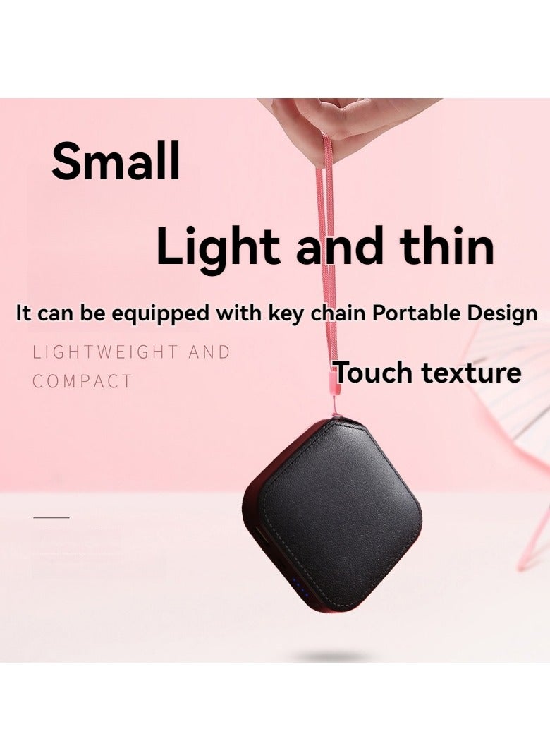 بنك طاقة صغير بسعة 20000 مللي أمبير في الساعة، بنك طاقة محمول صغير الحجم ومبتكر ورفيع للغاية (أسود) - Image 3