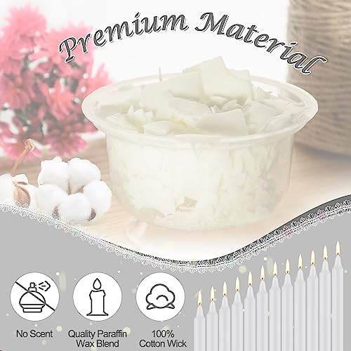 Tobeape Spell Chime Candles 24 pcs White Candles, 4" Tall Unscented Mini Taper Candle for Christmas, Witchcraft, Wiccan Altar, Magic Tool, Ritual, Prayer, Meditation, Wedding Party Decoration, Shabbat - Image 4