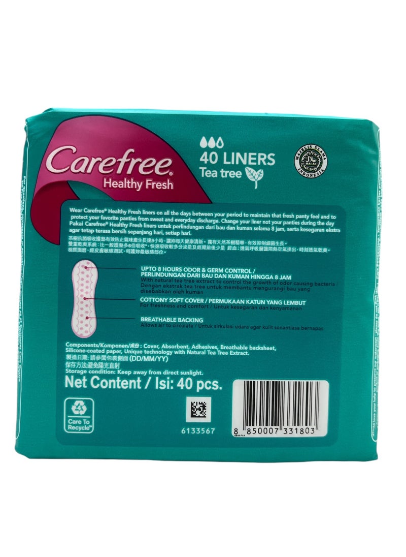 Carefree CAREFREE LINERS 40s HEALTY FRESH  - Image 2