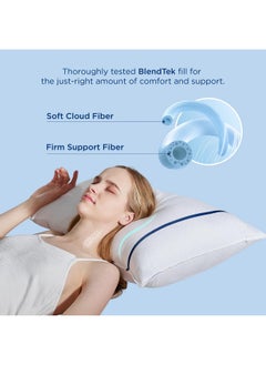 Bedsure Bedsure King Pillows 2 Pack - King Size Pillows Set of 2 Hotel Quality Fluffy Bed Pillows for Sleeping, Breathable Cover, Soft & Supportive Down Alternative Filling for Side, Back or Stomach Sleepers  - Image 3