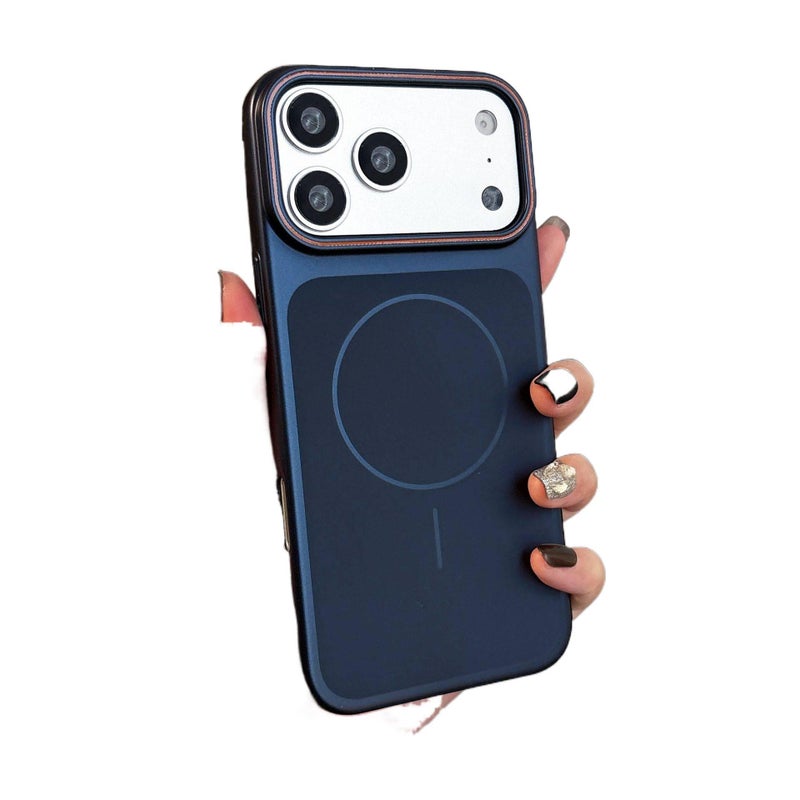 PC Protective Case for iPhone 13 with Strong Magnetic and Scratch Resistant plus Shockproof plus Drop Protection in Cyan - Veloris - Image 3