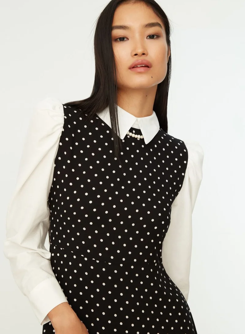 trendyol Polka Dot Mini Dress