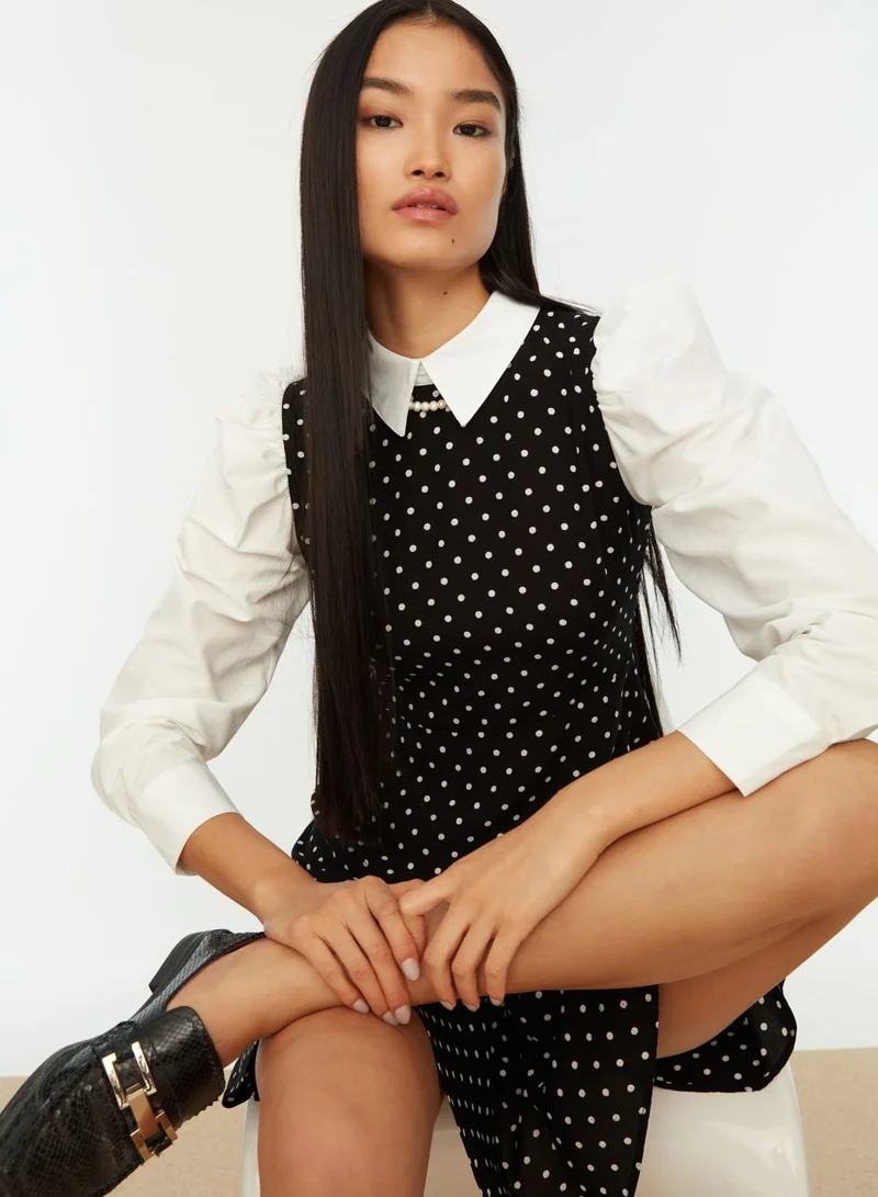 trendyol Polka Dot Mini Dress