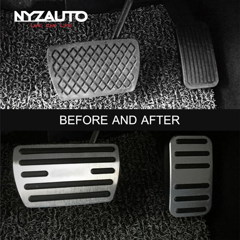 NYZAUTO Anti-Slip Performance Foot Pedal Pads Kit - Image 2
