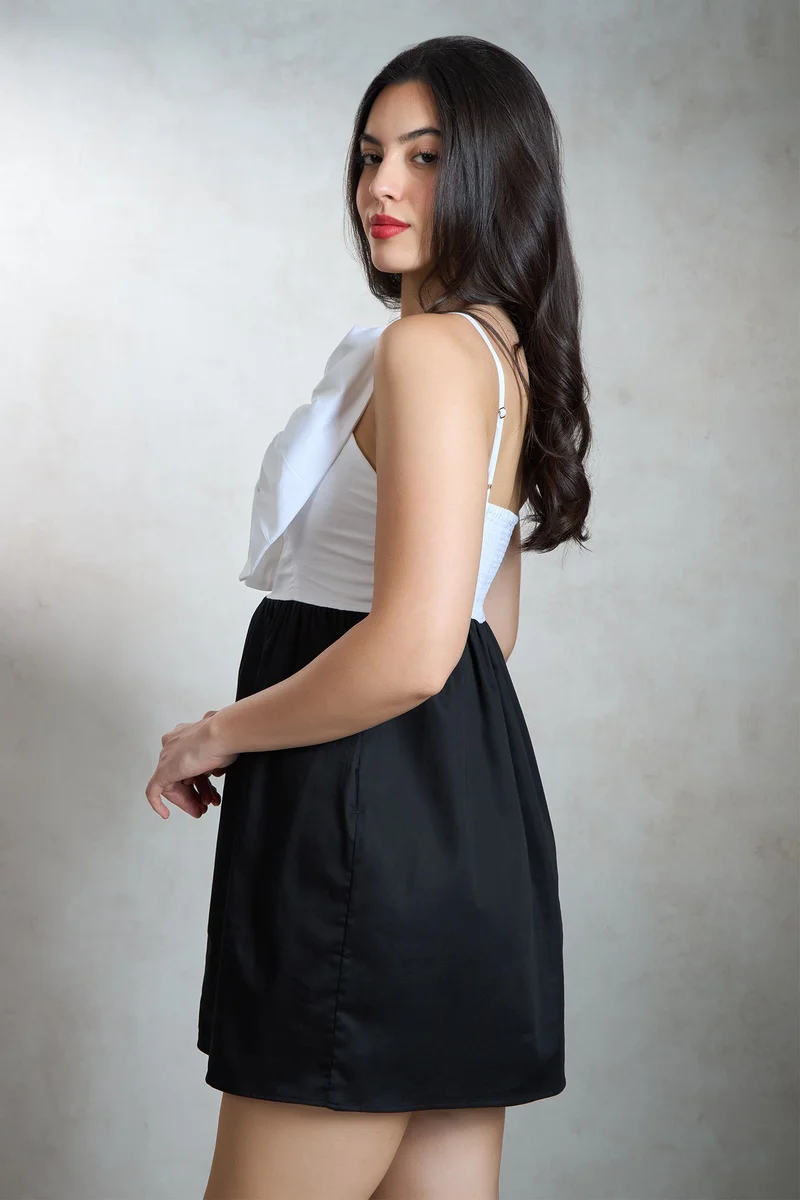 Virgio Bow Accent Dress