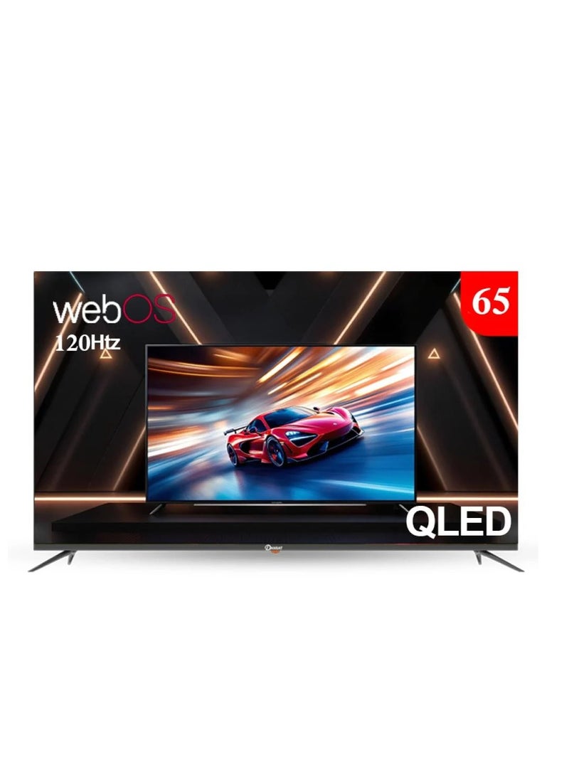 65-inch QLED Smart 4K TV - Google TOS DTD65QLED120HZ BLACK