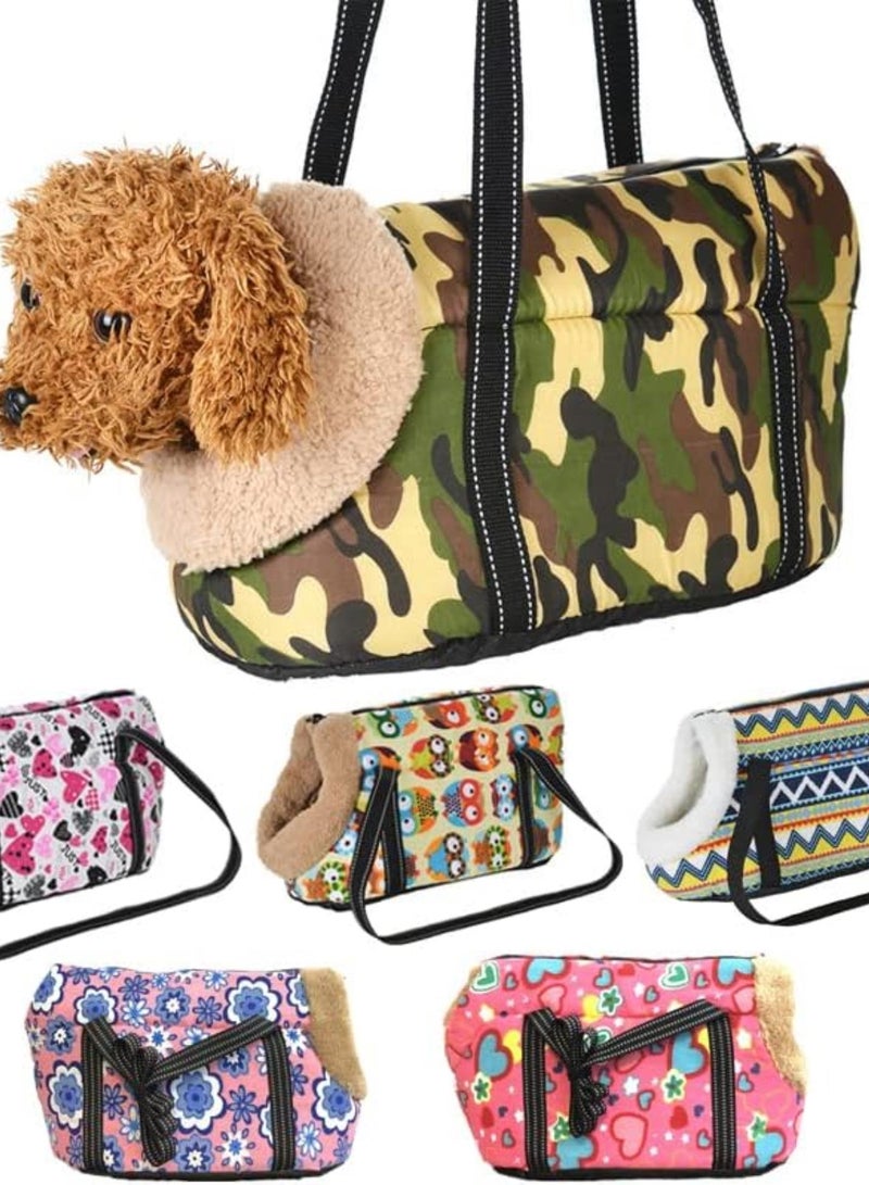 GGOOT Puppy Sling,Cat Sling Soft Pet Small Dogs Carrier Bag Dog Backpack Puppy Pet Cat Shoulder Bags Outdoor Travel Slings For Chihuahua Pet Cat Products(Purplish Red,40 x 18 x 20 CM) - Image 2