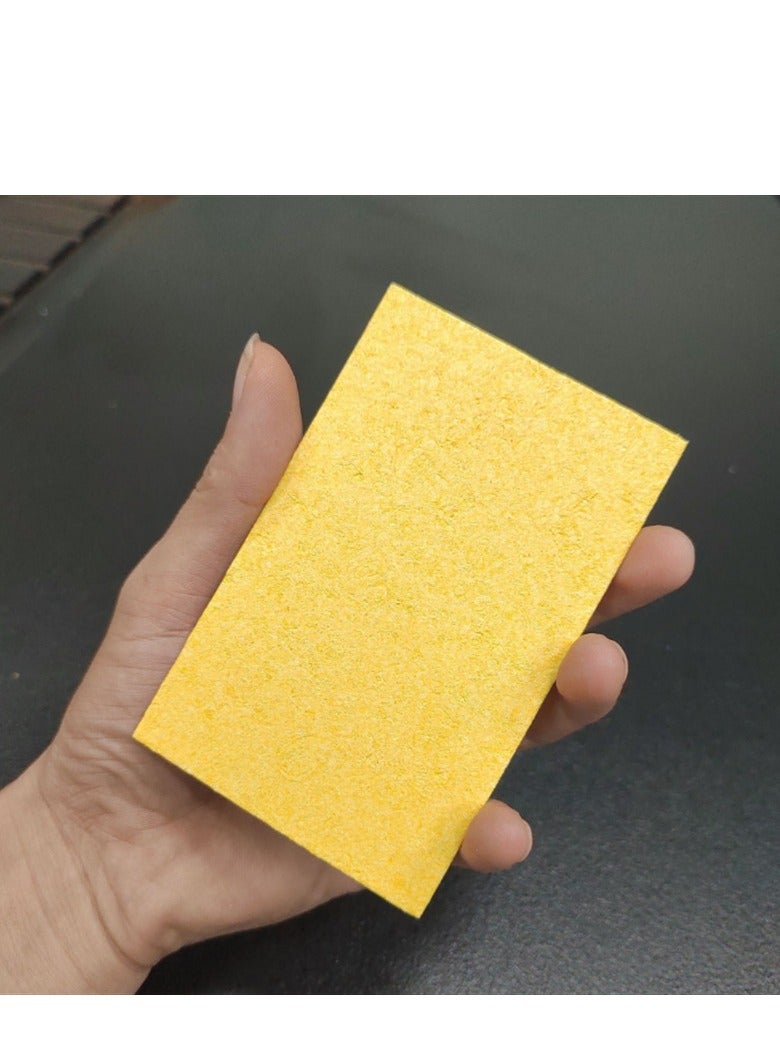 Dishwashing sponge, compressed kitchen cleaning sponge, natural wood pulp cotton, not easy to get oily, 6-pack - Image 2