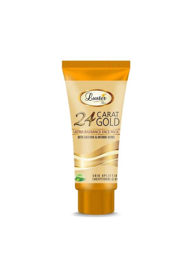 LUSTER Gold Face Pack For Ultra Radiance; Face Pack For Glowing Skin & Fairness; Tan Removal Face Pack; Face Pack For Men & Women (Paraben & Sulfate Free)60Ml - Image 3
