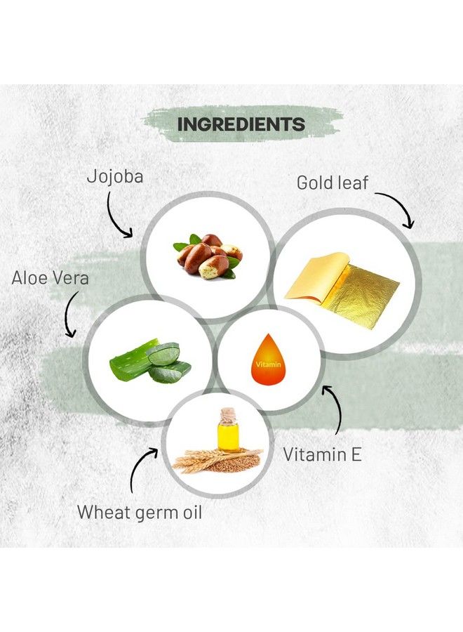 LUSTER Gold Face Pack For Ultra Radiance; Face Pack For Glowing Skin & Fairness; Tan Removal Face Pack; Face Pack For Men & Women (Paraben & Sulfate Free)60Ml - Image 4