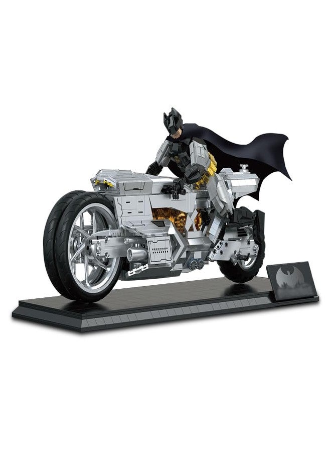 DUANT Dark K-Night Motorcycle Building Blocks Set for Adults, Classic Vintage Motorbike Model Toy, Collectible Gift for Motorcycle Enthusiasts- 2412Pcs - Image 1