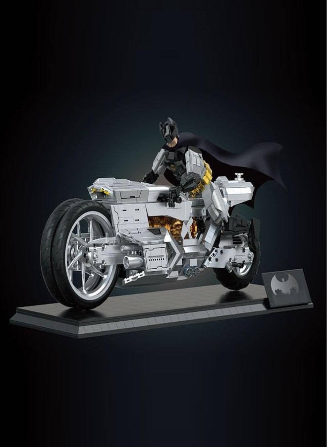 DUANT Dark K-Night Motorcycle Building Blocks Set for Adults, Classic Vintage Motorbike Model Toy, Collectible Gift for Motorcycle Enthusiasts- 2412Pcs - Image 4