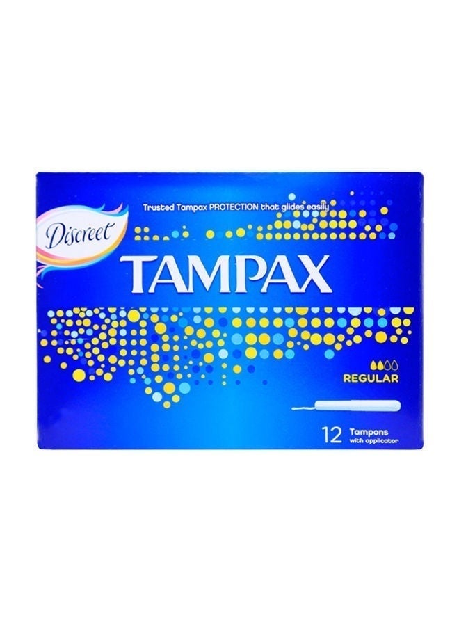 Tampons, Regular, 12 Pcs