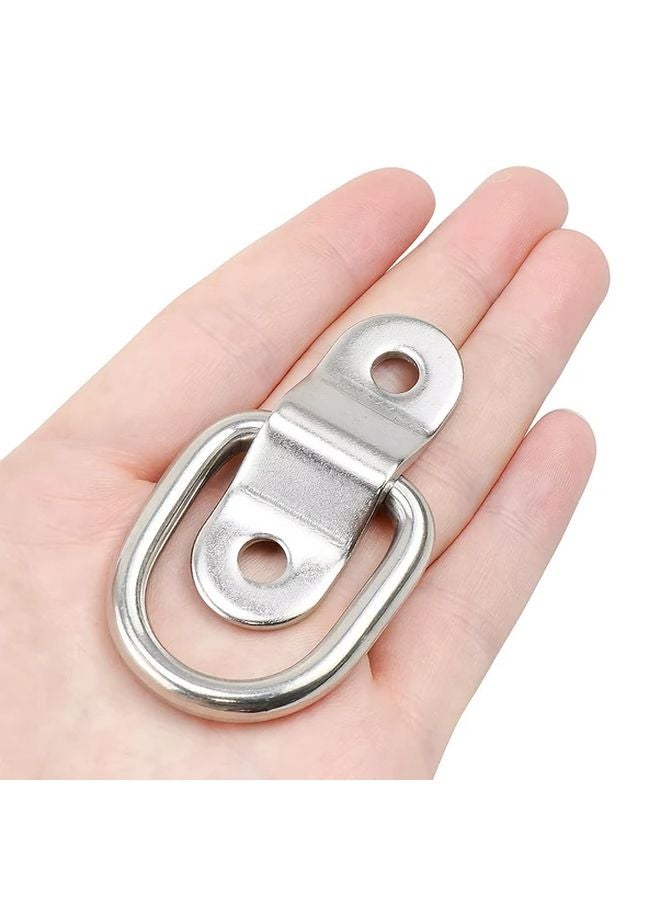 10pcs Multi Functional D Type Ring Strap Cargo Trailer Anchor Point Triangle Hook - Image 4