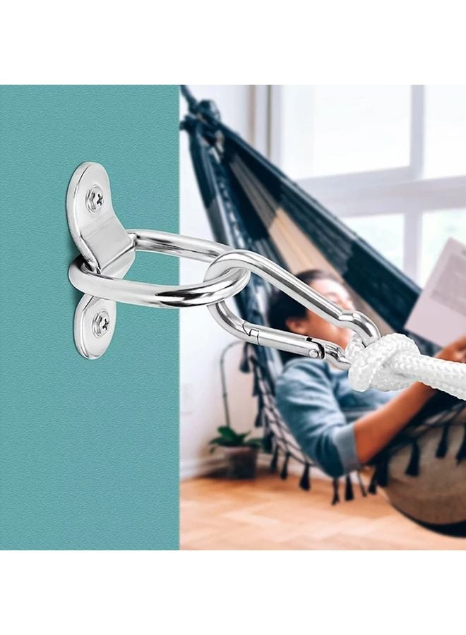 10pcs Multi Functional D Type Ring Strap Cargo Trailer Anchor Point Triangle Hook - Image 5