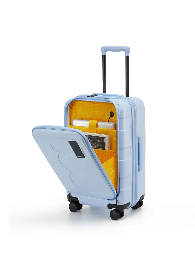 Mokobara The Em Cabin Pro - Durable Hard Shell | Shy Blue, Blue