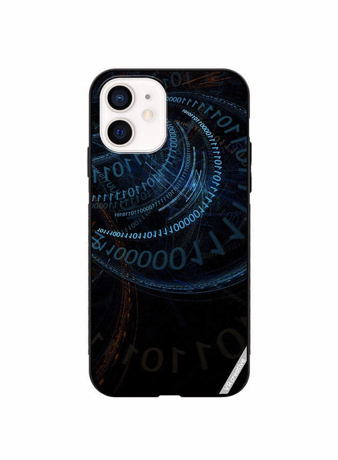 VR CREATIVE Protective Case Cover For Apple iPhone 11 Binary Code Abstract Design Multicolour - Image 1